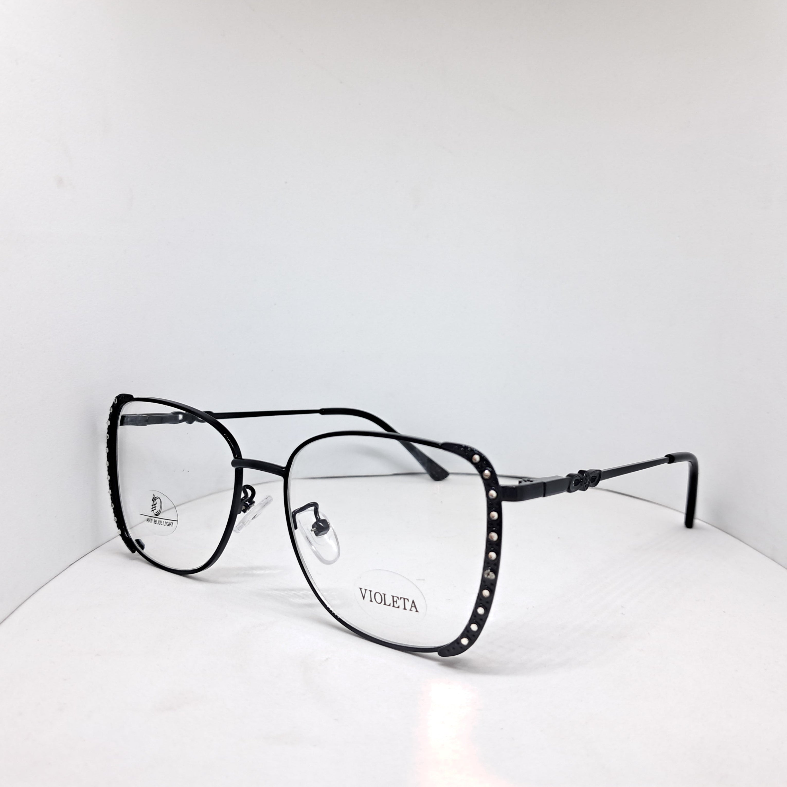 Square metallic black