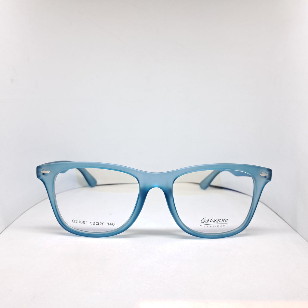 Gatusso square transparent sky-blue