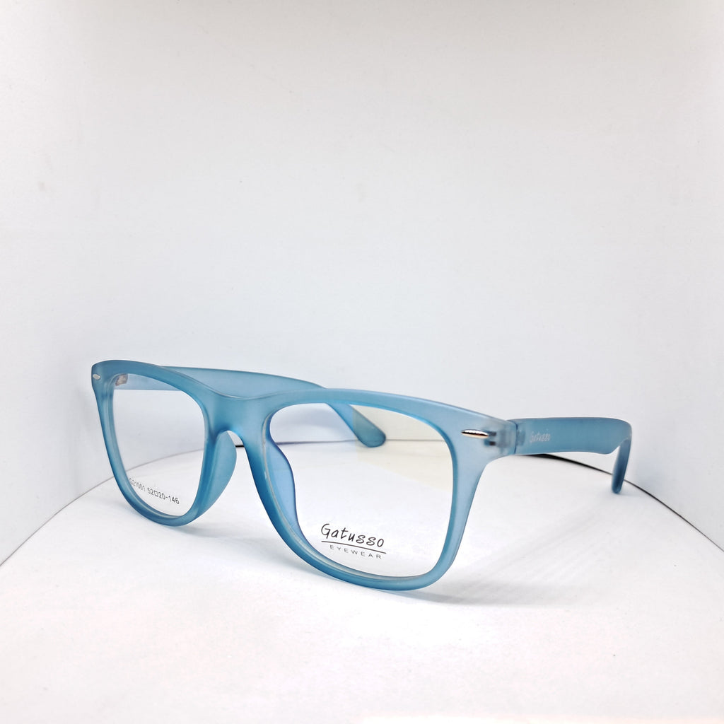 Gatusso square transparent sky-blue