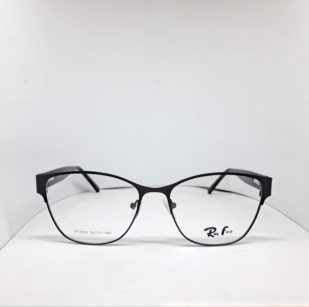 Rui-Foo cat-eye metallic black