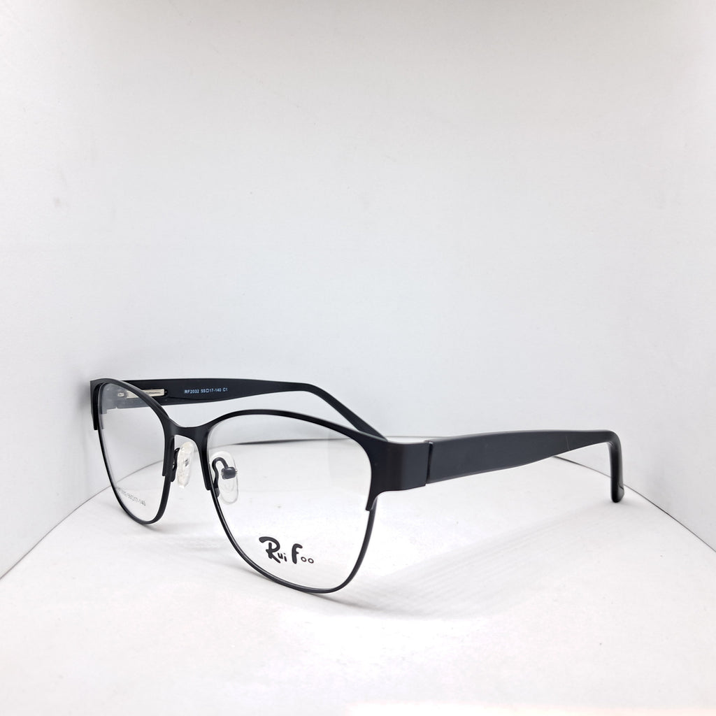 Rui-Foo cat-eye metallic black