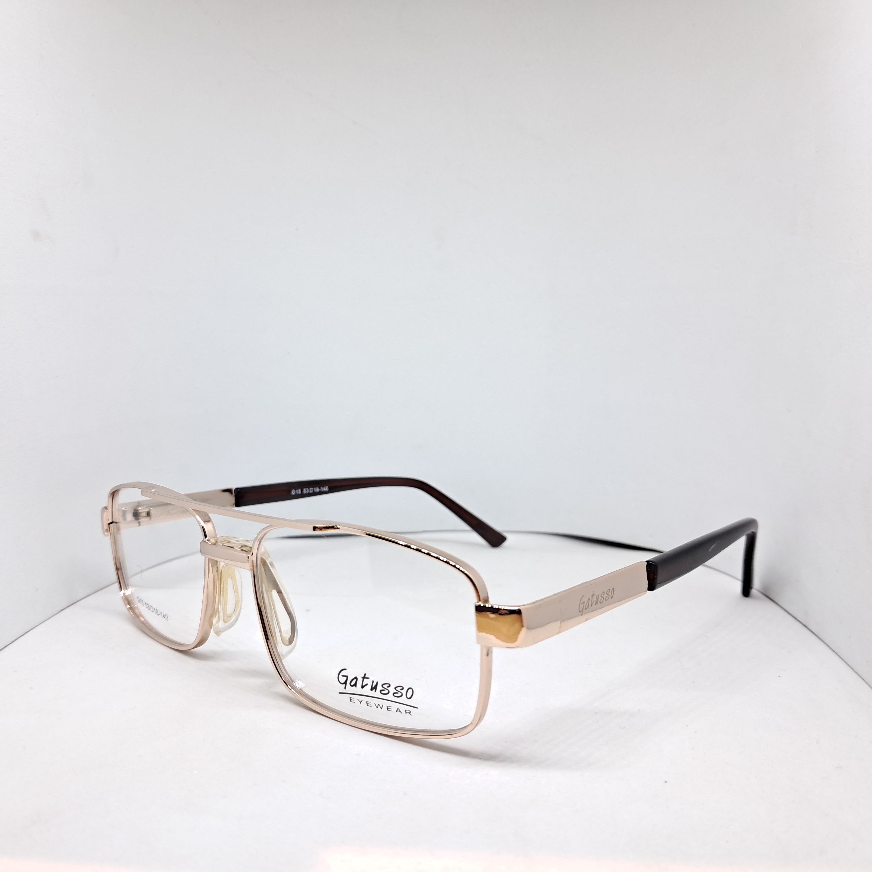 Gatusso aviator rectangle gold