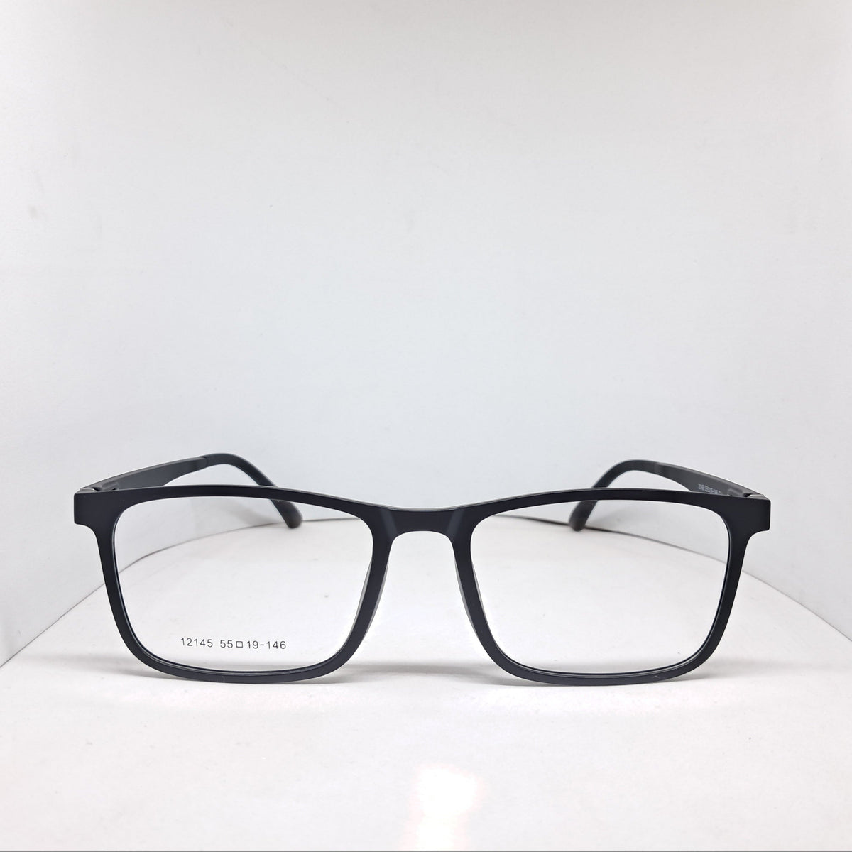 Clip-on square negros (5 micas)