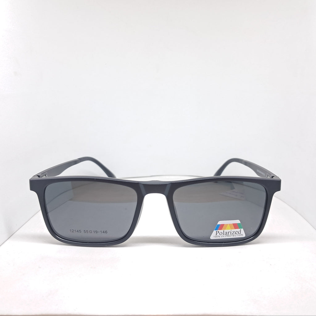 Clip-on square negros (5 micas)