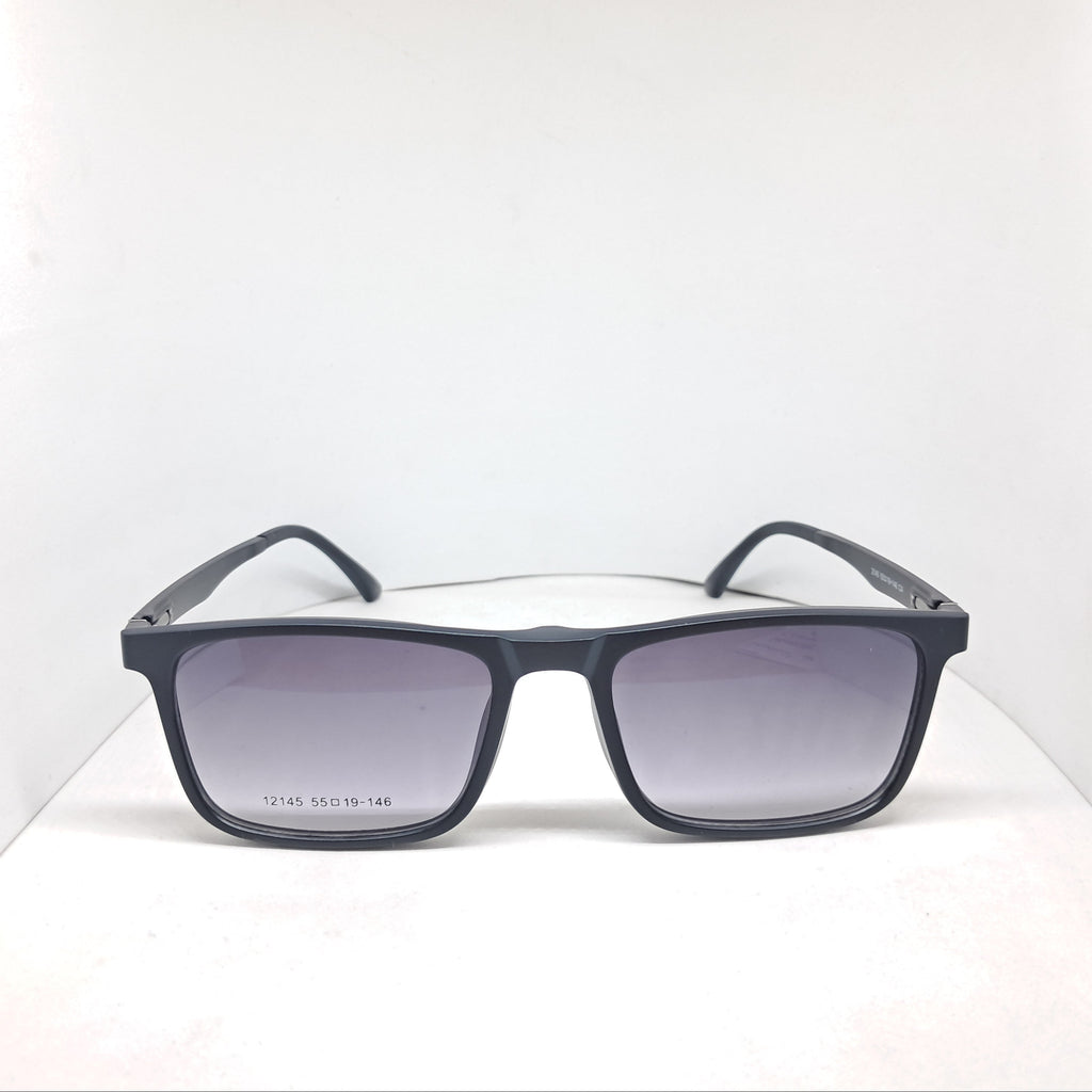 Clip-on square negros (5 micas)