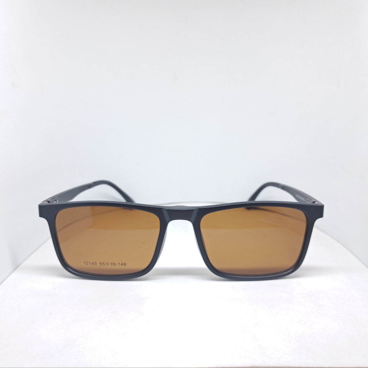 Clip-on square negros (5 micas)
