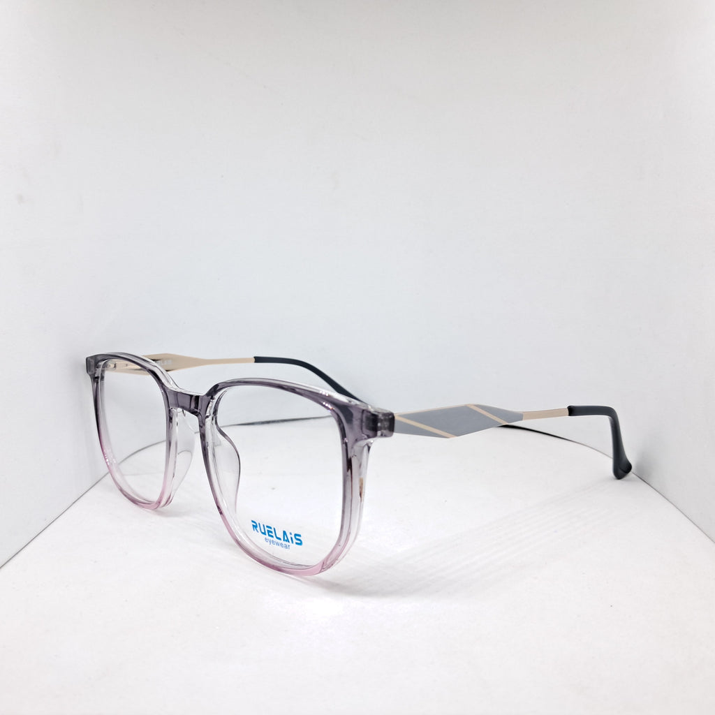 Ruelais hexagon transparent violet