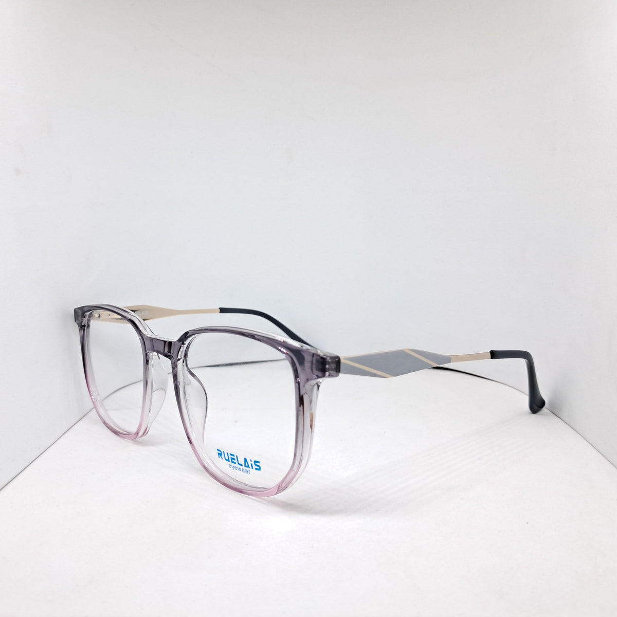 Ruelais hexagon transparent violet