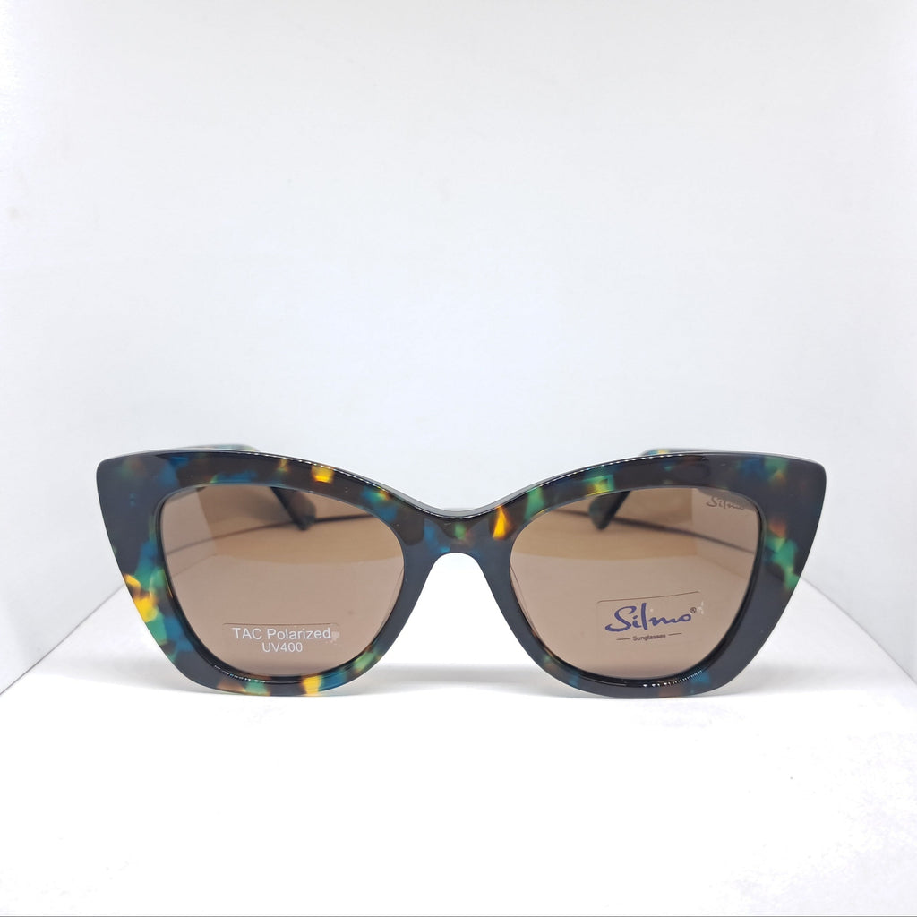 Silmo cat-eye turquoise carey