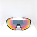 Lacrosse " Round Half Mask" black/red