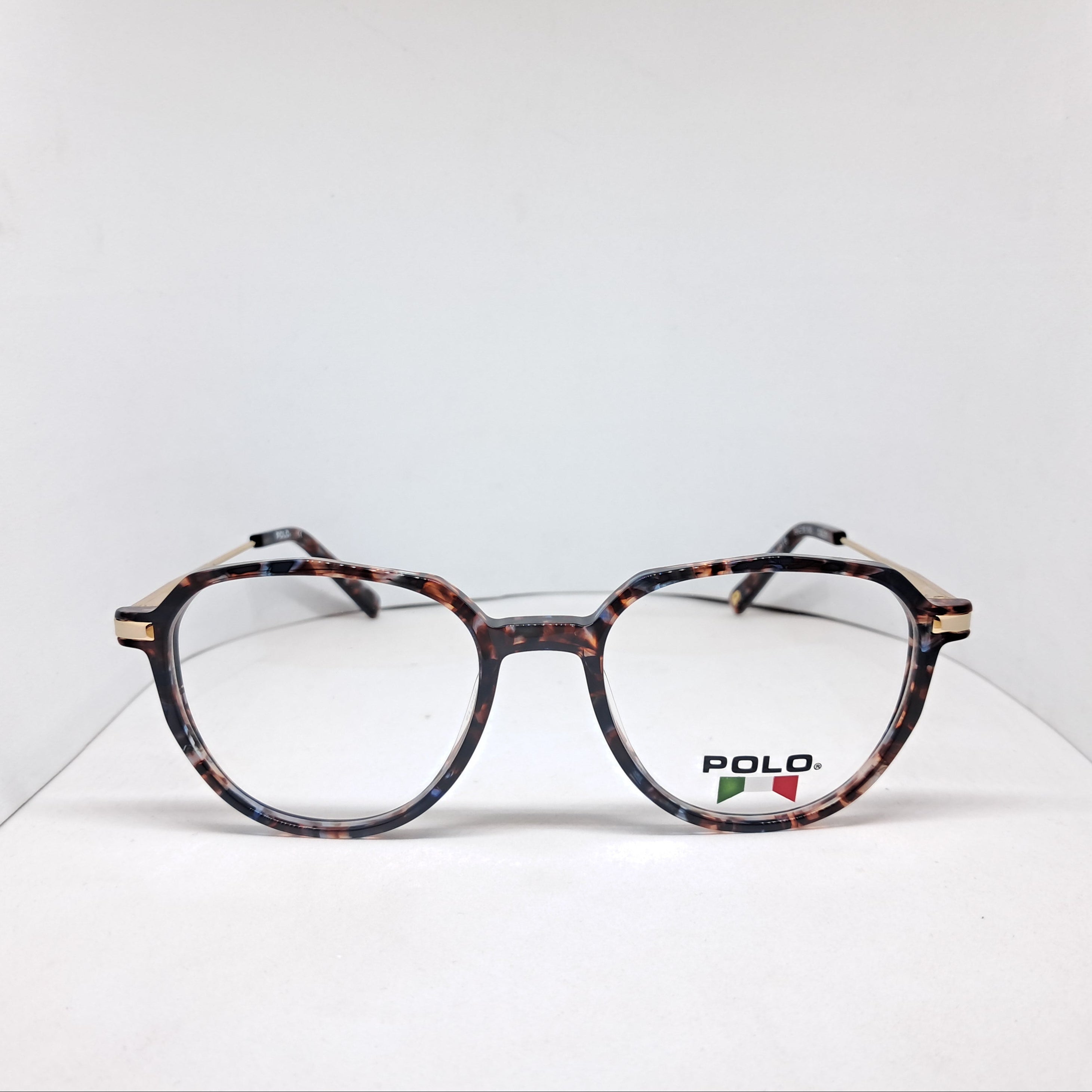 Polo hexagon marbled brown/blue