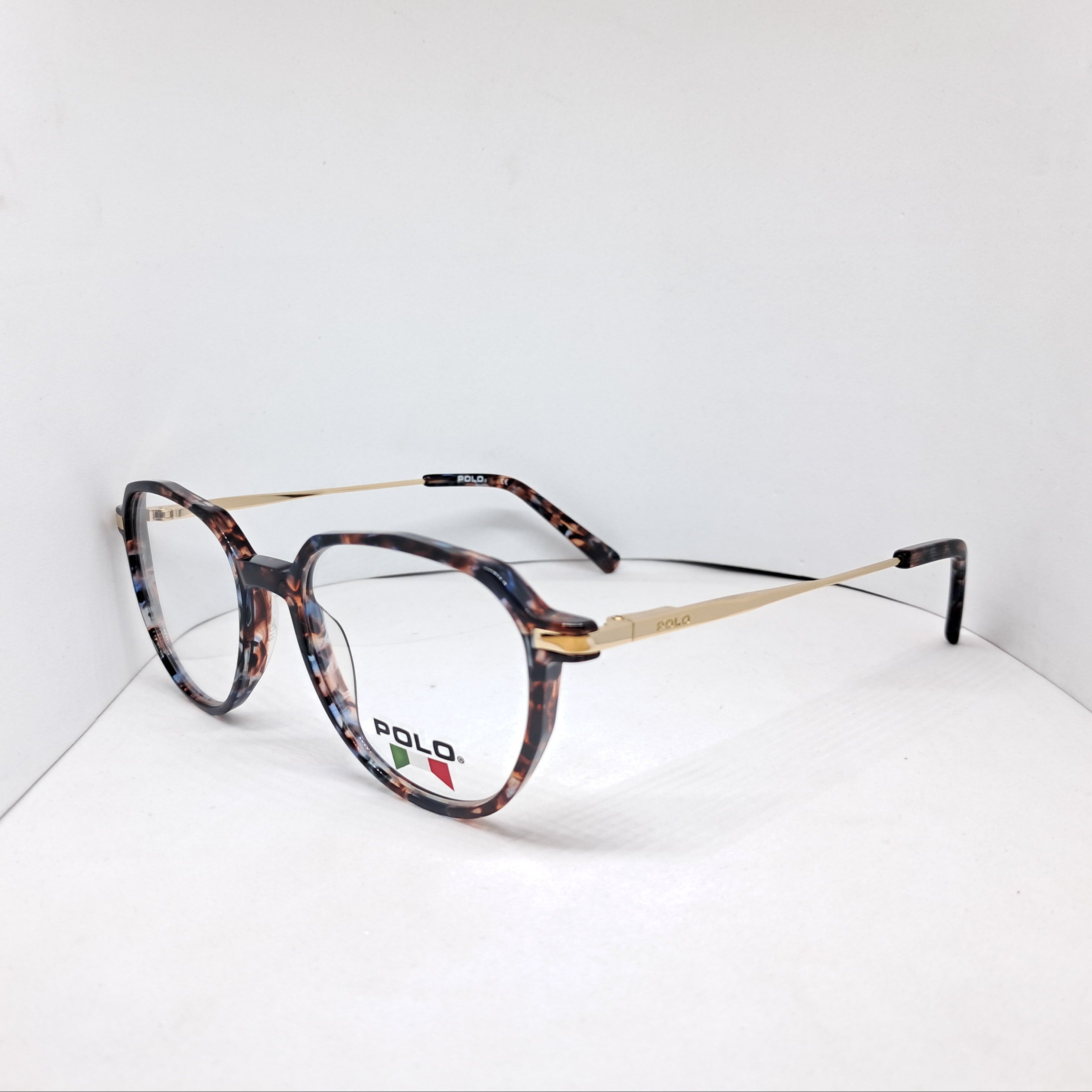 Polo hexagon marbled brown/blue