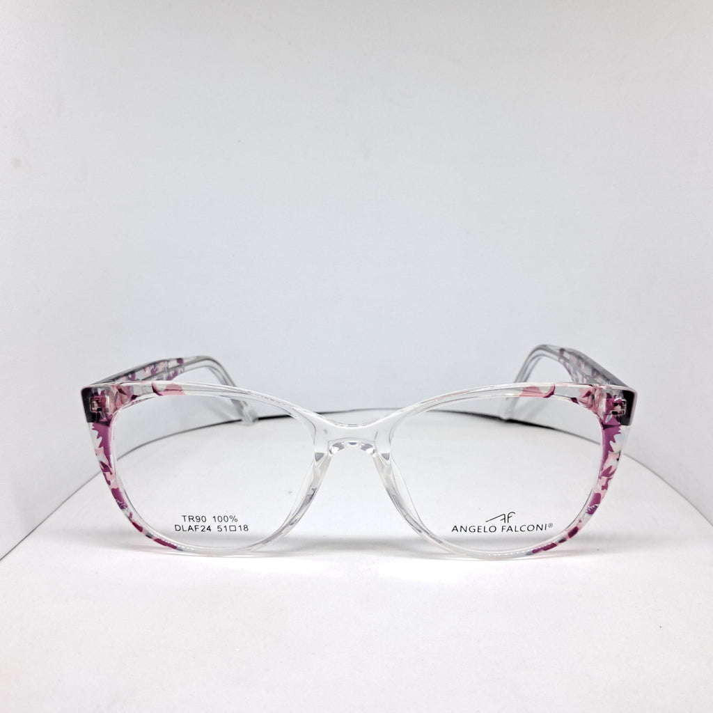 Angelo Falconi cat-eye artsy pink