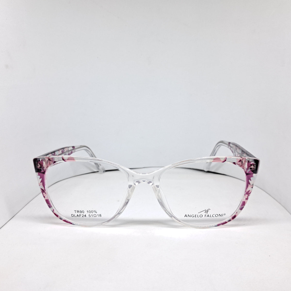 Angelo Falconi cat-eye artsy pink