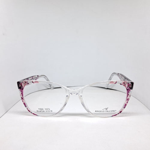 Angelo Falconi cat-eye artsy pink
