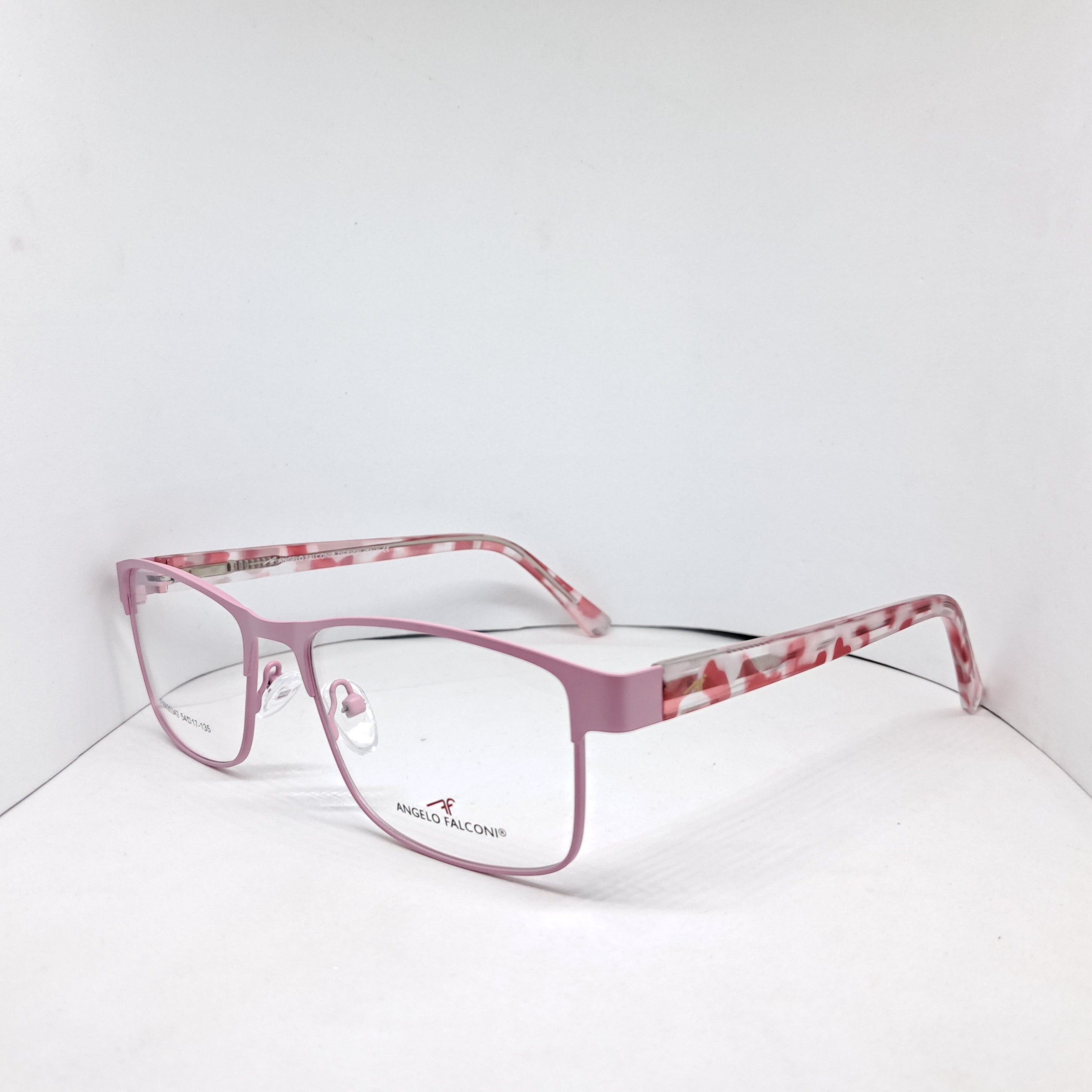 Angelo Falconi rectangle metallic pink