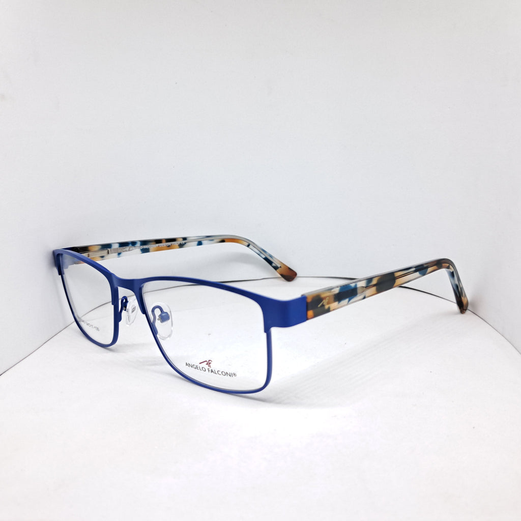 Angelo Falconi rectangle metallic blue