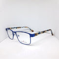 Angelo Falconi rectangle metallic blue