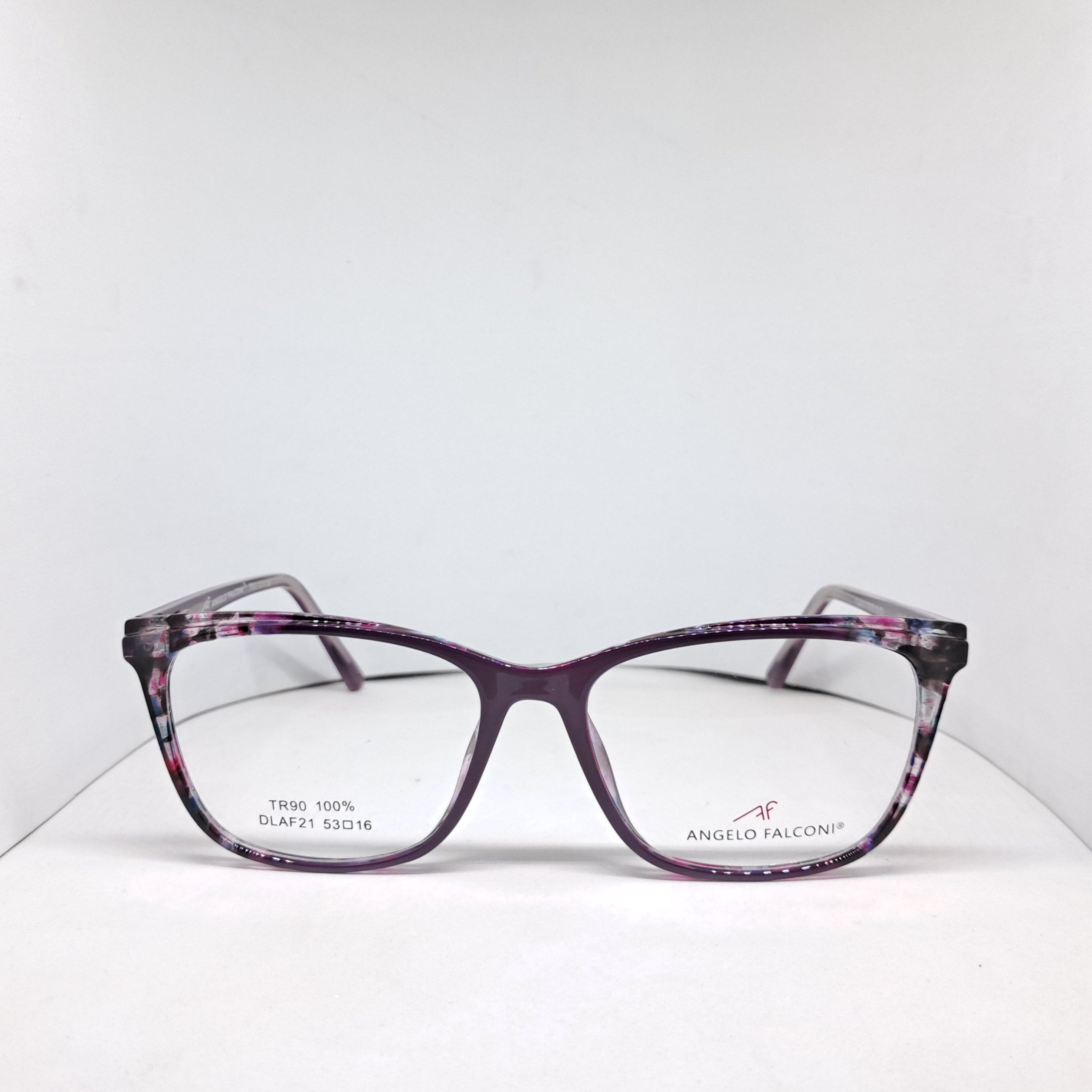 Angelo Falconi cat-eye artsy violet