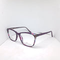 Angelo Falconi cat-eye artsy violet
