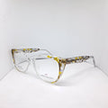 Angelo Falconi cat-eye artsy yellow