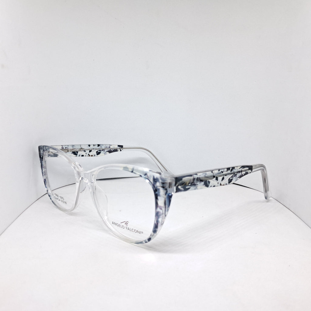 Angelo Falconi cat-eye artsy blue