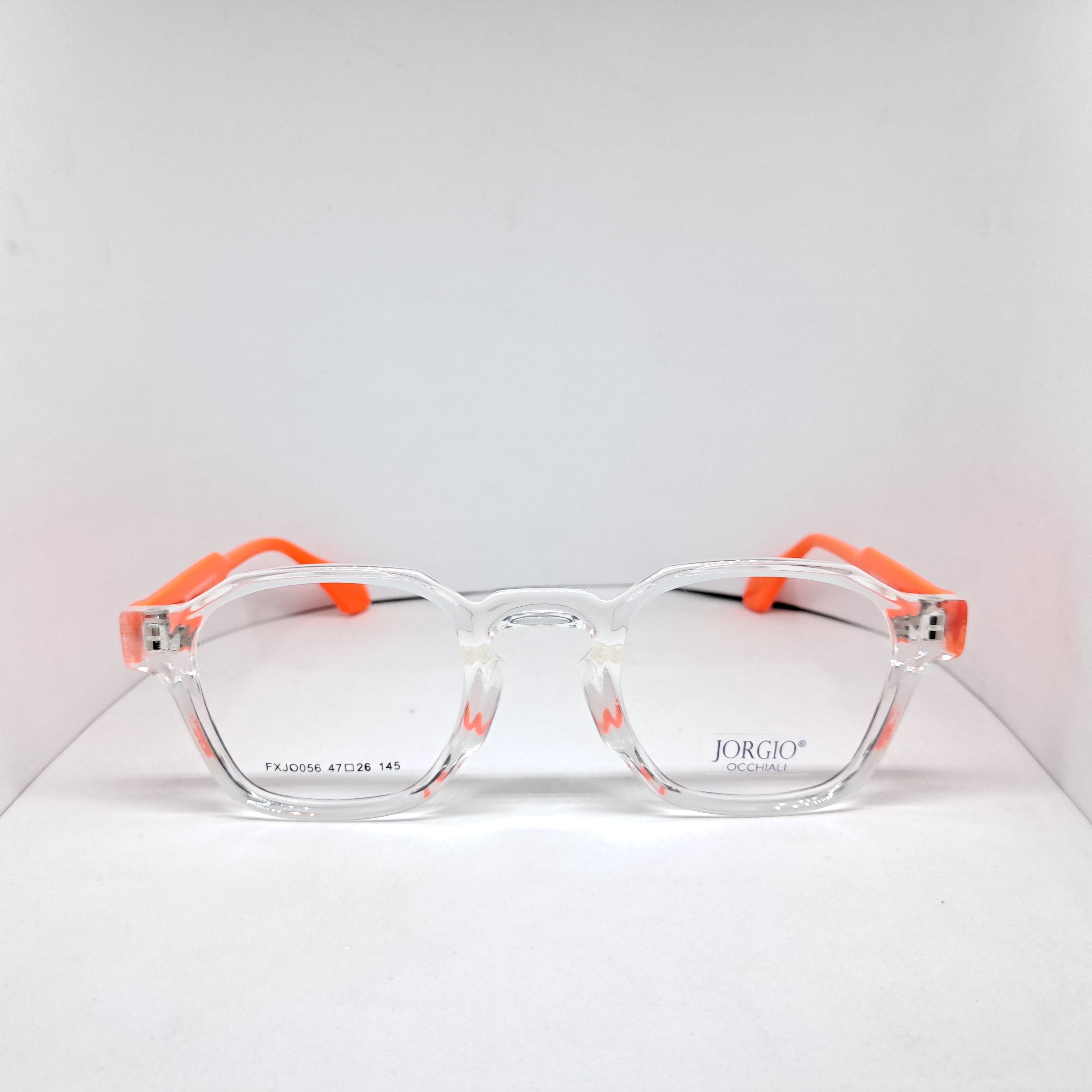 Jorgio liquid hexagonal transparent/orange