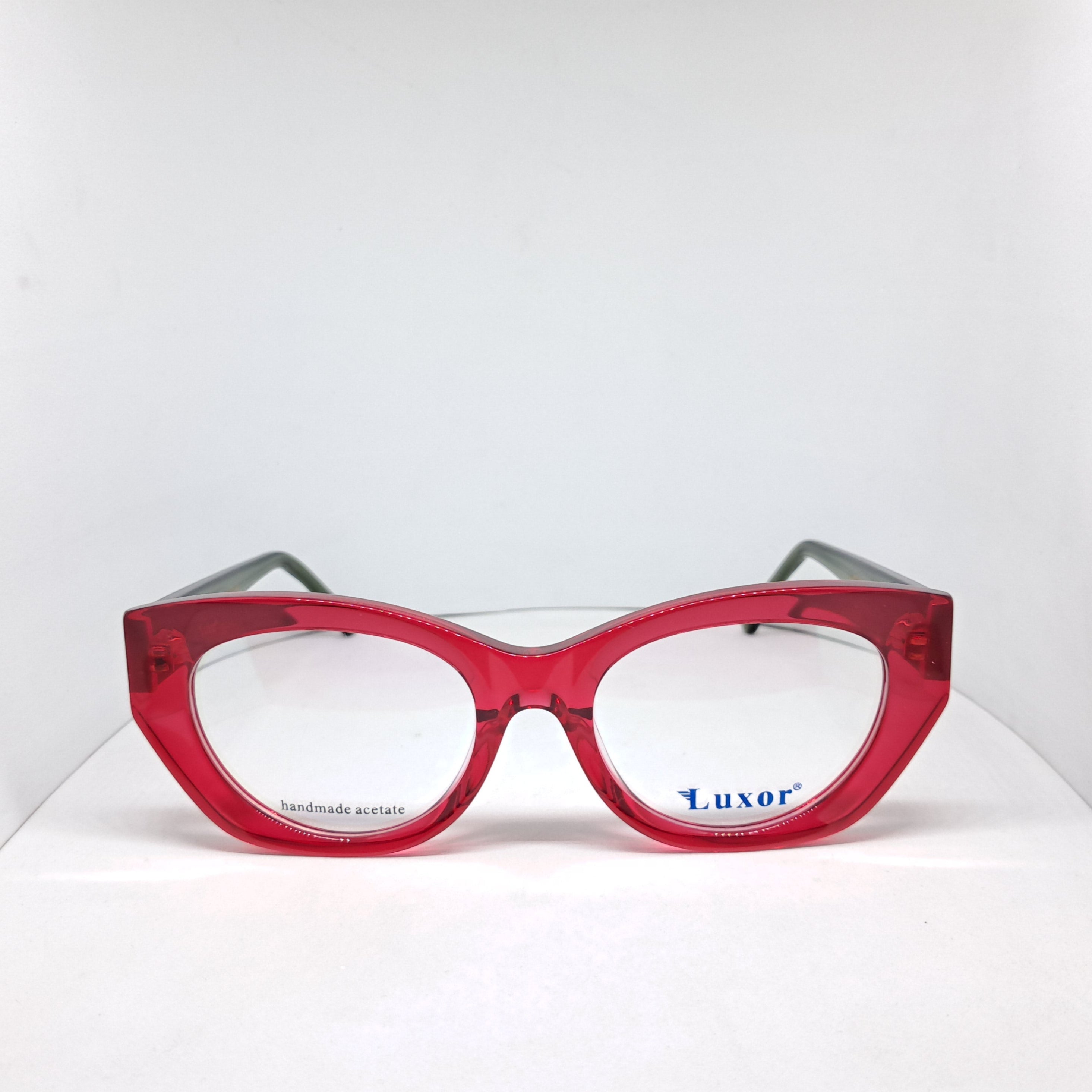 Luxor cat-eye red/green