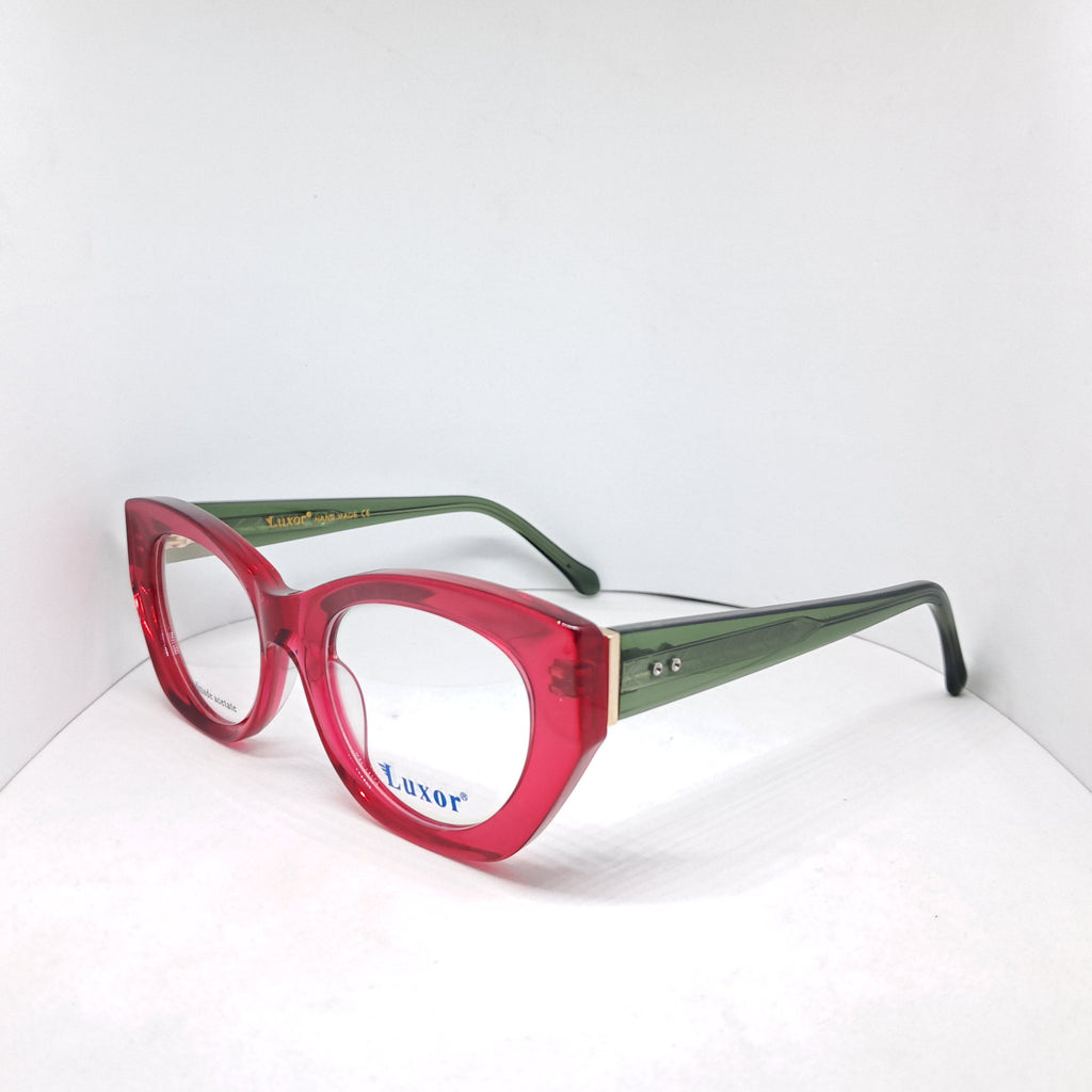 Luxor cat-eye red/green