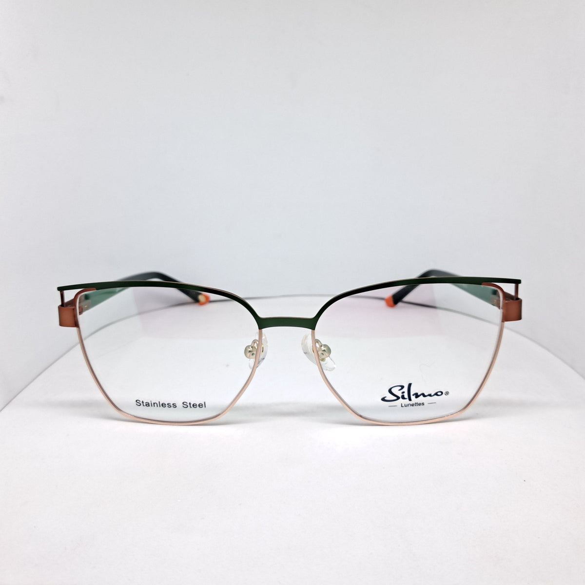 Silmo metallic cat-eye copper
