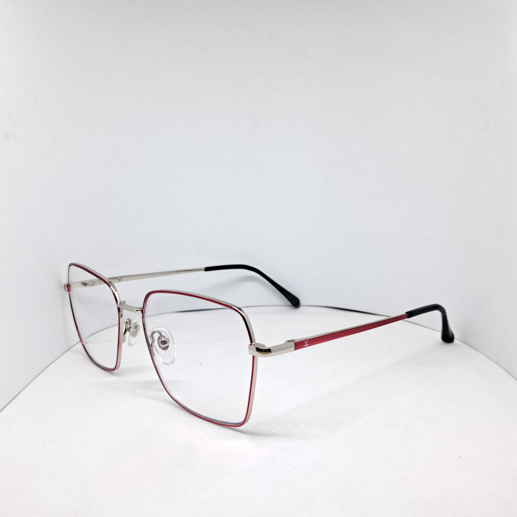 Linea Vigo metallic hexagon red