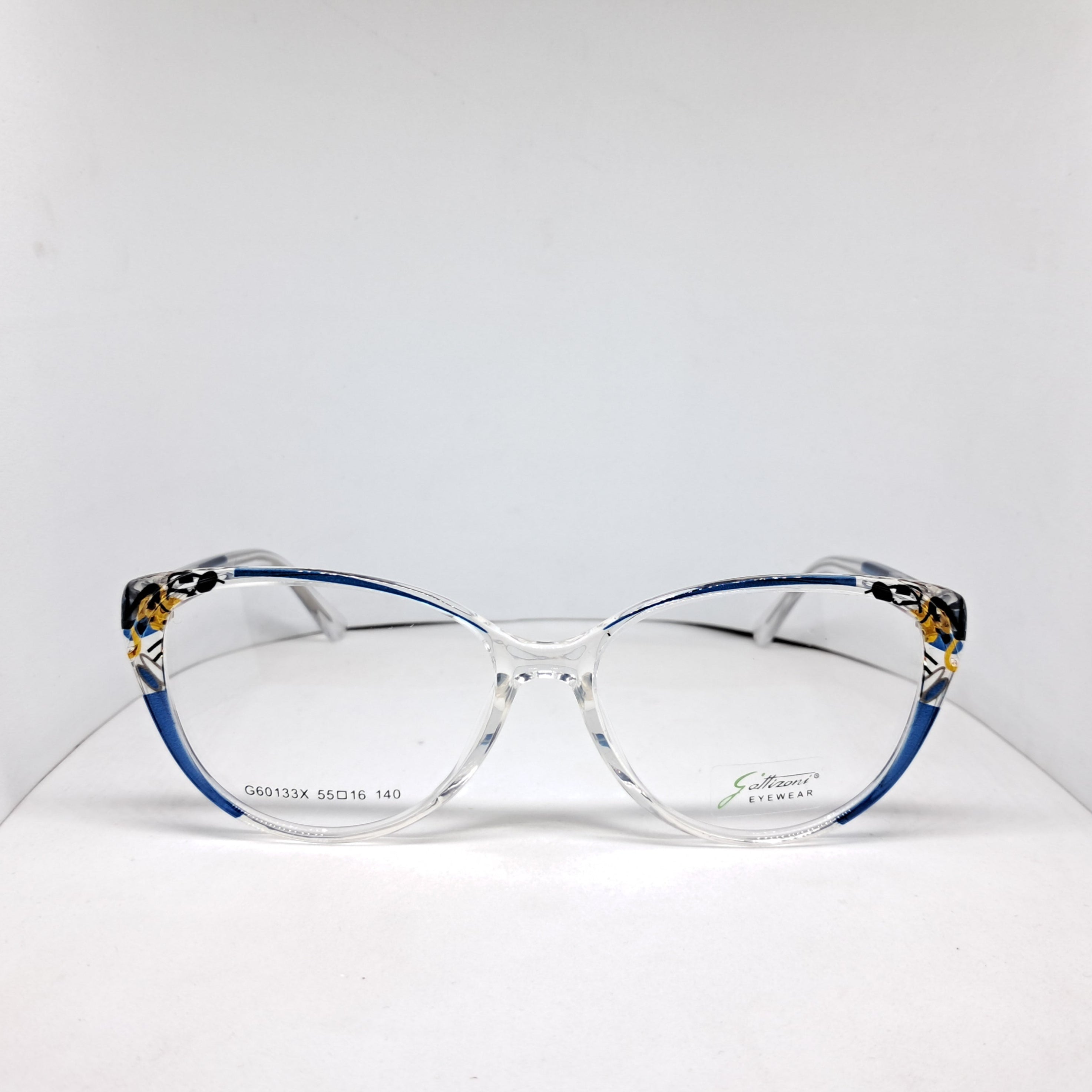 Gattizoni cat-eye artsy blue