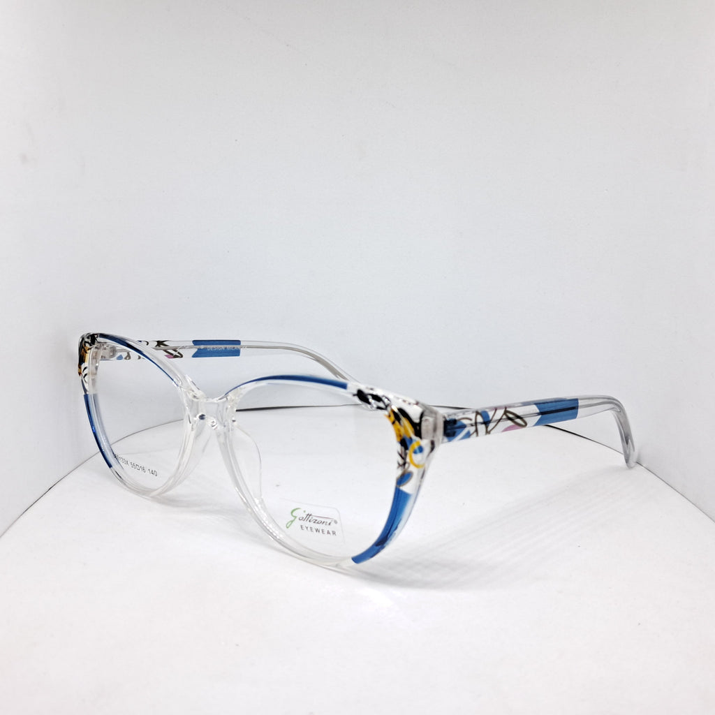 Gattizoni cat-eye artsy blue