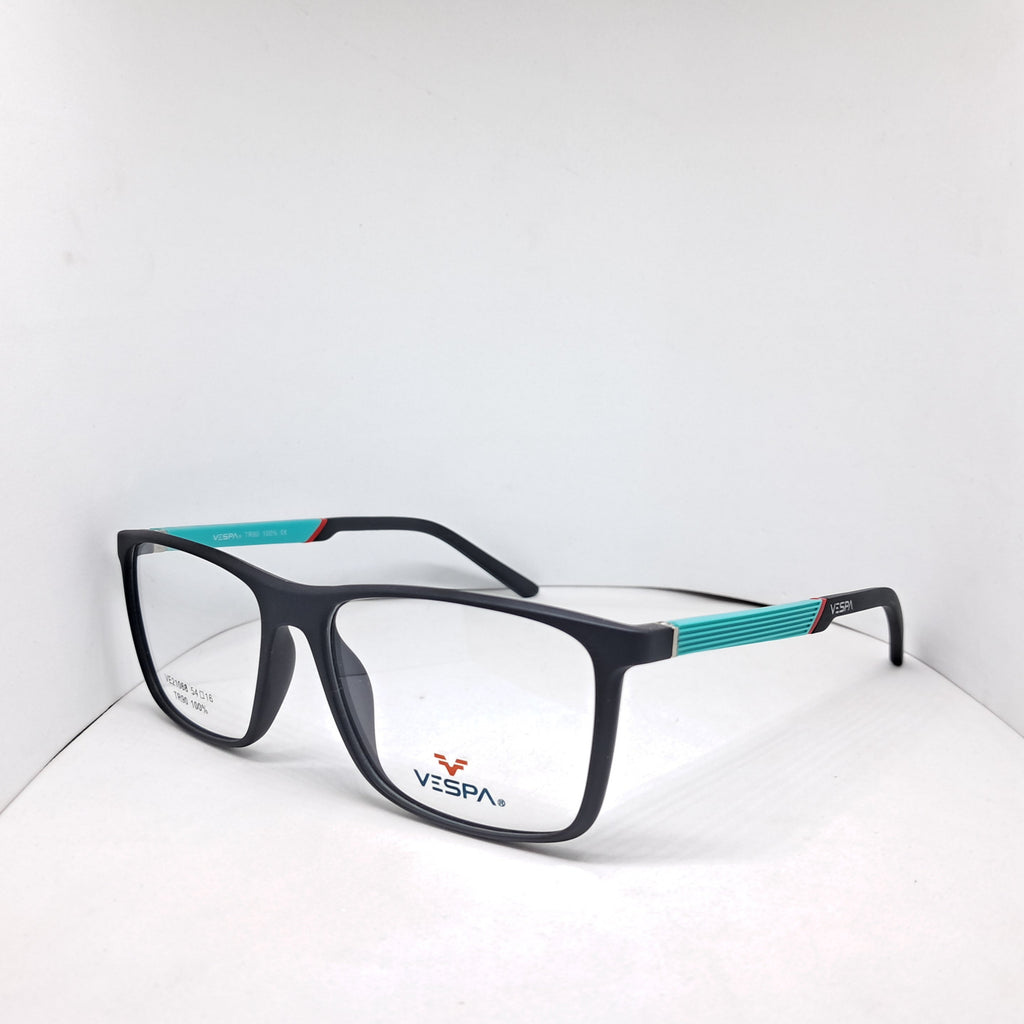 Vespa square black/turquoise