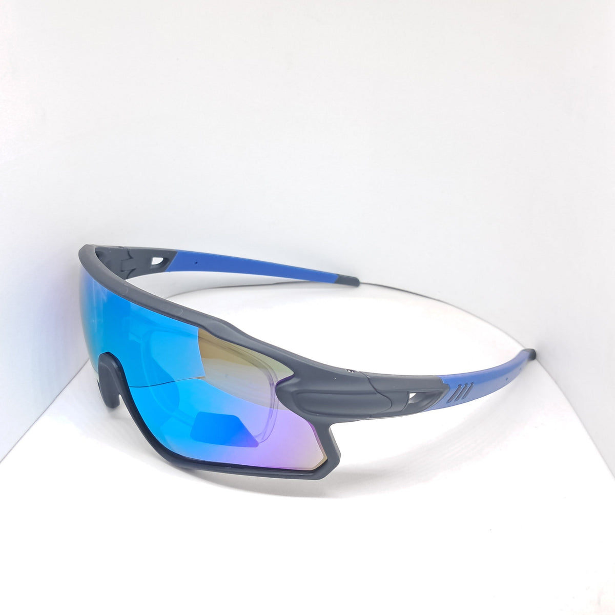 "High Speed" black/blue óptico