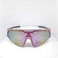 "Half Mask" violet/black óptico