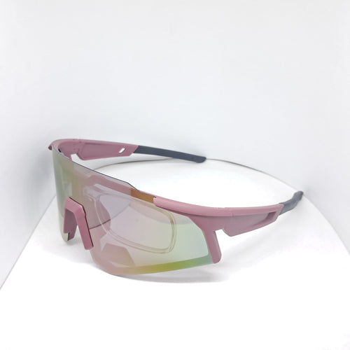 "Half Mask" violet/black óptico