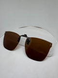 Mica clip "Wide eye accent" café