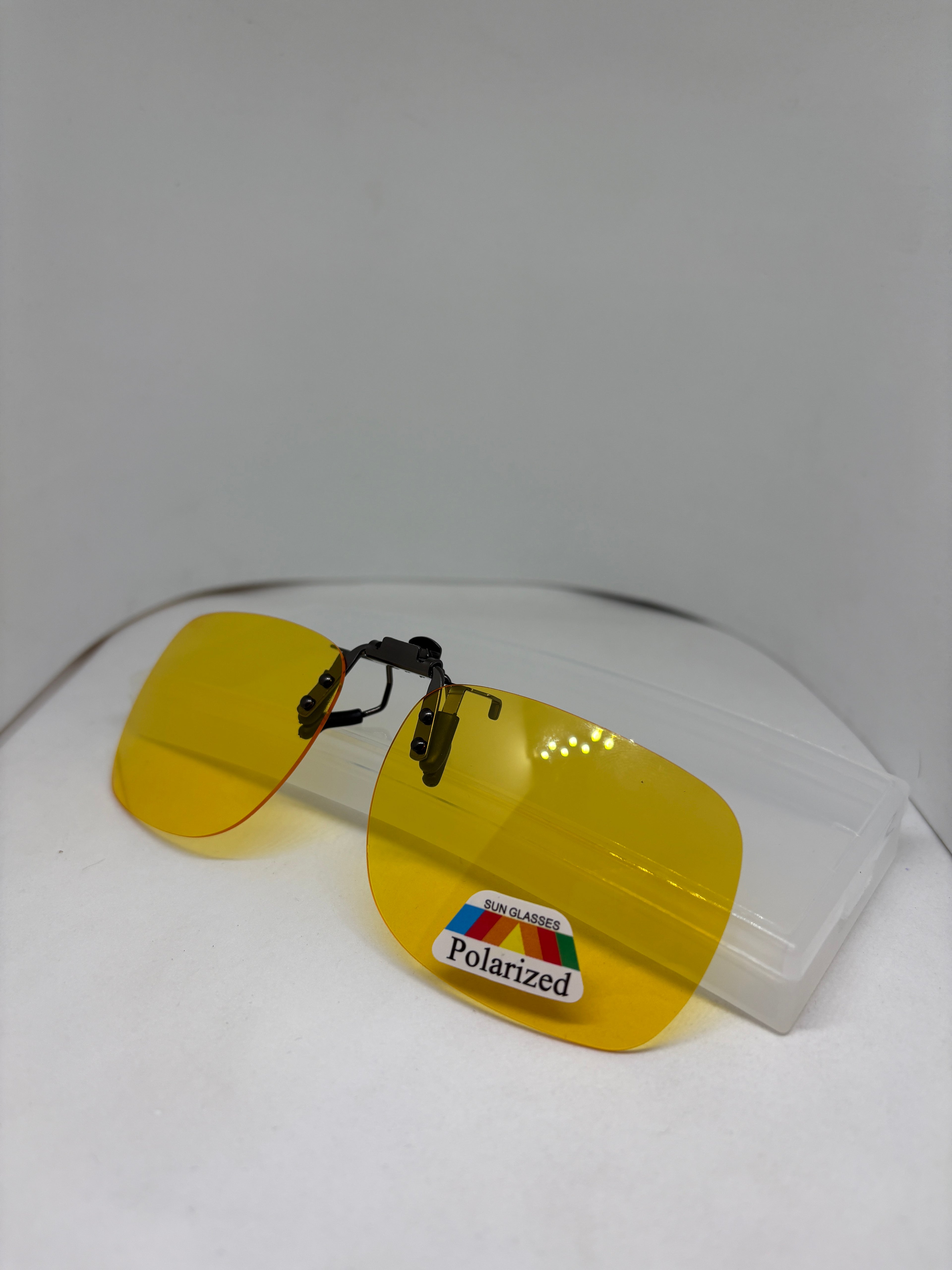 Mica clip "Masters" amarilla